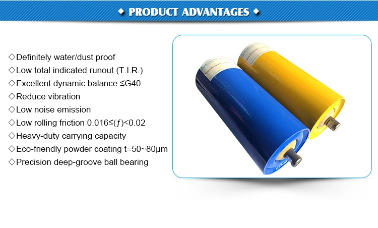 Polyurethane Conveyor Roller for Belt Conveyor